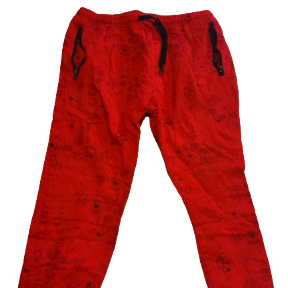 Square Zero Drawstring Pants. Front Zipper Pocket… - image 1